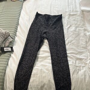 Old Navy Black Leopard Print Leggings